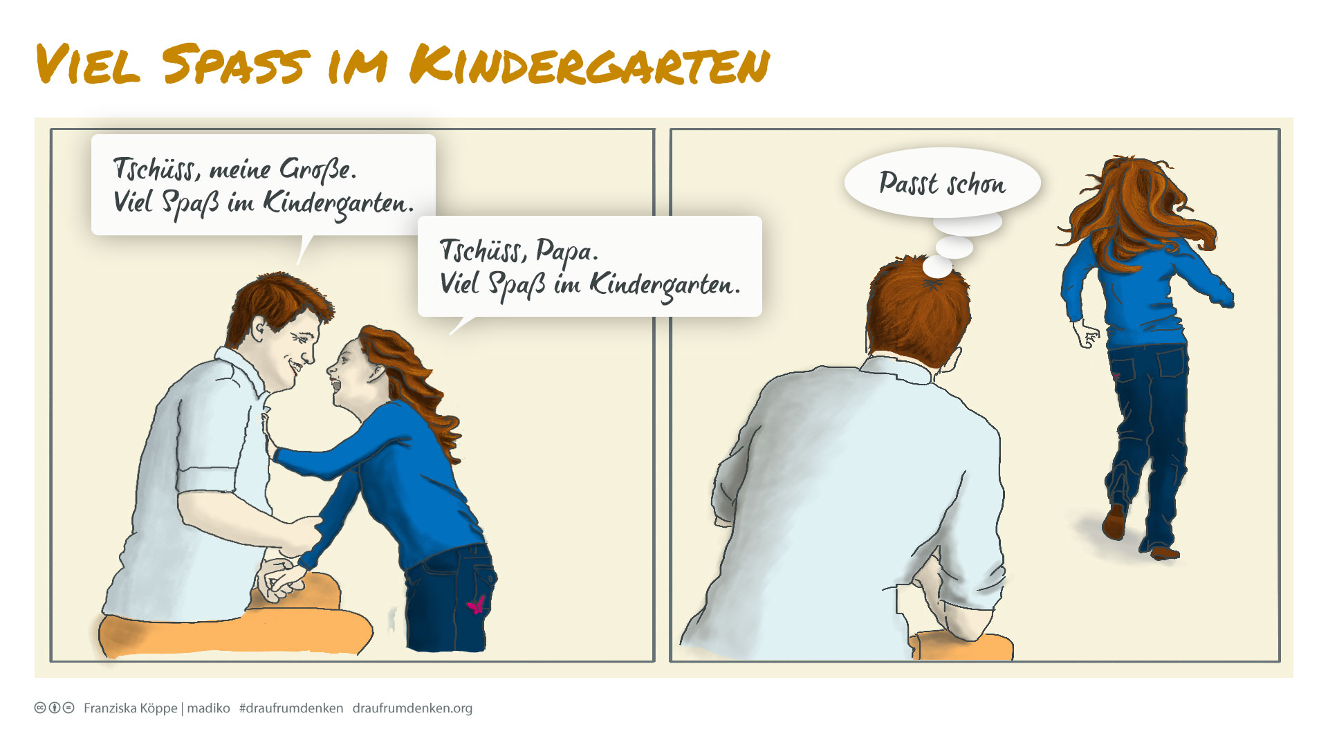 draufrumdenken: Viel Spaß im Kindergarten. Bild: cc Franziska Köppe | madiko