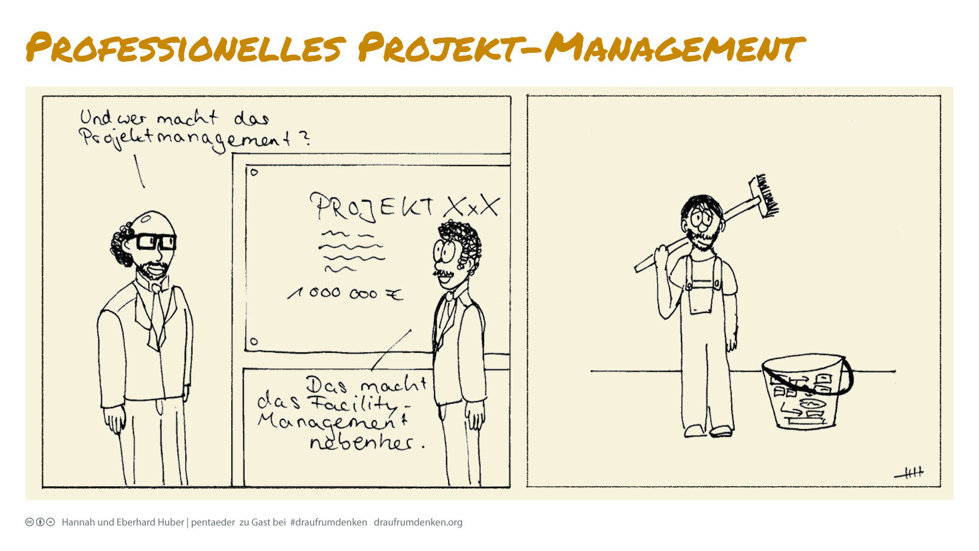 draufrumdenken: Professionelles Projekt-Management. Bild: cc Eberhard & Hannah Huber | pentaender